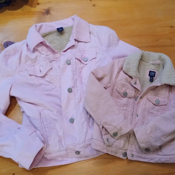 Gap Corduroy Pink Jackets duo "Mommy & Me" - Picture 3 of 3